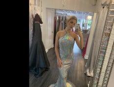  Gorgeous Hologram Terani pageant gown