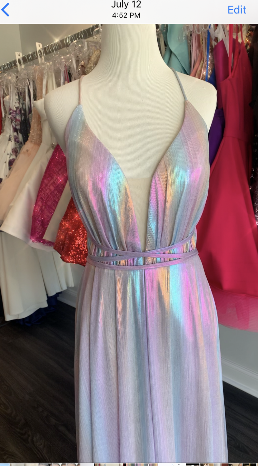 Angel gown with pastel Opalescent