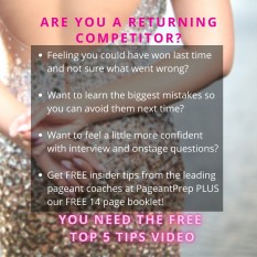 FREE VIDEO: Our Top 5 Pageant Coaching Tips