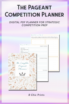  The Pageant Competition Prep Digital Planner