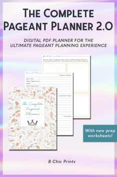  The Complete Pageant Planner 2.0 (Digital Planner)
