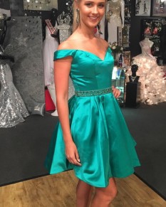 Sherri Hill Emerald Cocktail Dress