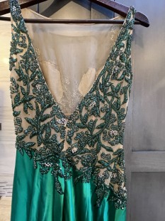 Green Mrs. Pageant Dress