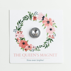  Crystal Queen: Pageant Contestant Number Magnet Sashes Fashion Accessory Gift Button Pin Brooches Lapel Magnetic; Super Strong Bling Magnet from The Queen's Magnet