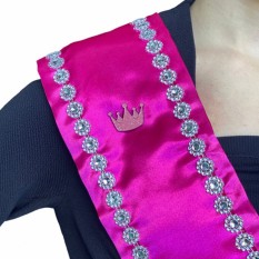  Wonder Queen: Pageant Contestant Number Magnet Sashes Fashion Accessory Gift Button Pin Brooches Lapel Magnetic; Super Strong Bling Magnet from The Queen's Magnet