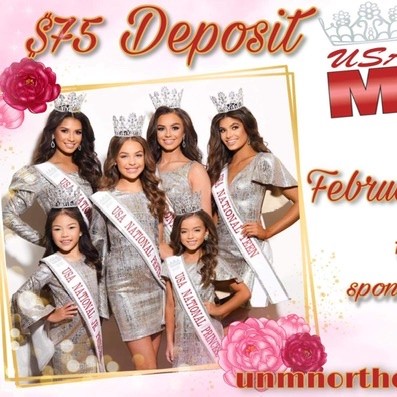 Entry fee for required areas of competition: Runway evening and interview