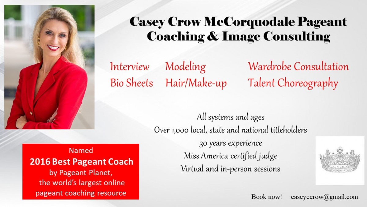 Casey Crow McCorquodale Pageant Coaching & Consulting