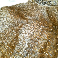 Sherri Hill Gold Flapper Dress 52940