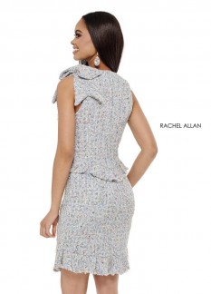 Rachel Allan Tweed size 4 Interview Dress