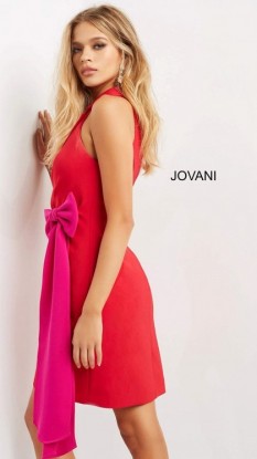 Jovani Red/Fuchsia Cocktail