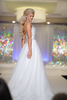 White Teen evening gown by Sherri Hill