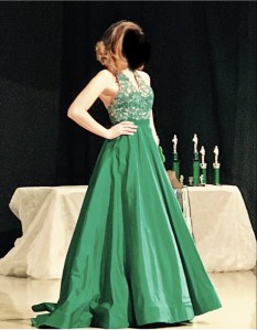 Emerald Green Miss Sherri Hill Ball Gown