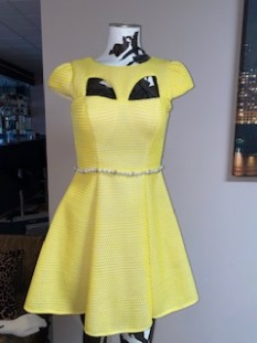 Mac Duggal Yellow Dress