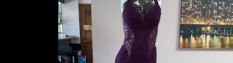 Purple Milano Formals Long Dress