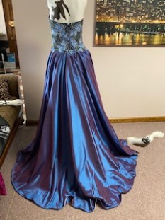 Purple Ellie Wilde Long Dress