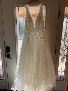 Ivory Bridal/Prom Dress by Dave and Johnny