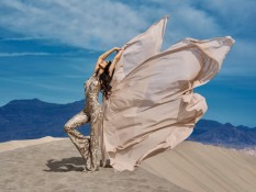 Athena Gold Sequin Jumpsuit | Debbie Carroll