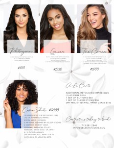 Pageant Headshot Price Guide