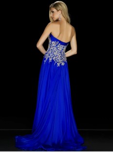 Mac Duggal Royal Blue Pageant/Prom Dress