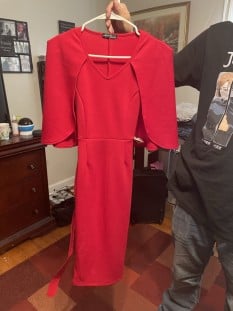  Red dress