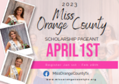  Miss Orange County Registration Fee