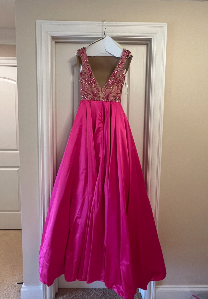 Shop - Hot Pink Sherri Hill Formal Gown - Pageant Planet