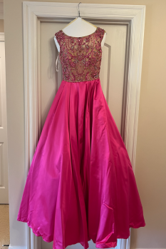 Hot Pink Sherri Hill Formal Gown