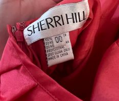 Hot Pink beaded cocktail by Sherri Hill