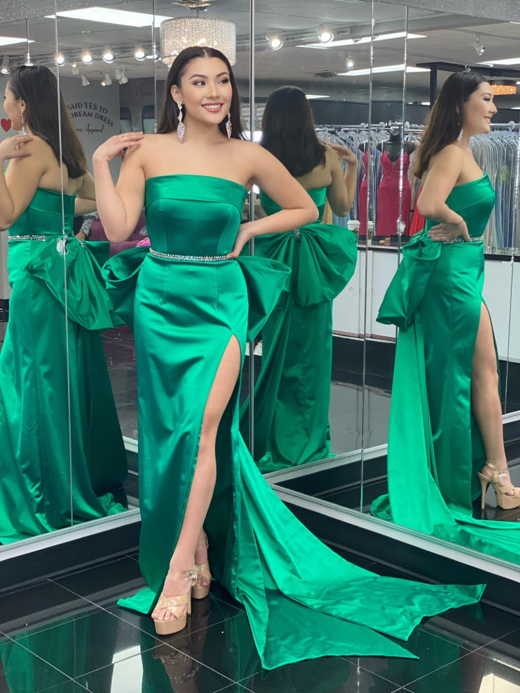 Custom Green Jovani Couture