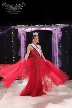  Red Miss pageant dress