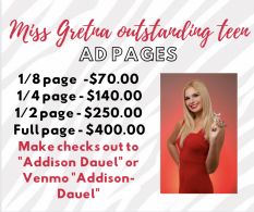  Purchasing AD Page for Miss Nebraska