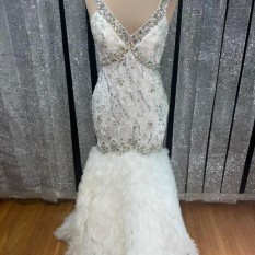  Size 6 White Prom Pageant
