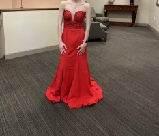  Red Pageant Dress