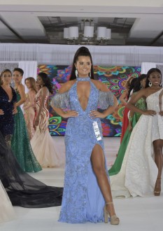  Periwinkle Miss/Mrs Pageant Dress by Sherri Hill Couture