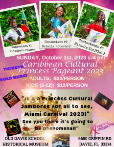 Caribbean Cultural Princess 2023 Ticket