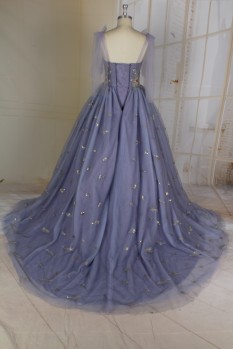 Darius Cordell - strapless pastel formal ball gown