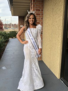 Custom White Pageant Gown