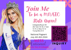  Miss National American Teen & Collegiate 2024 Entry Fees