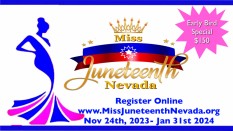  Miss Juneteenth Nevada 2024 EarlyBird Entry Fees