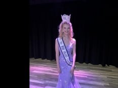  Lavendary Miss Teen Pageant Dress