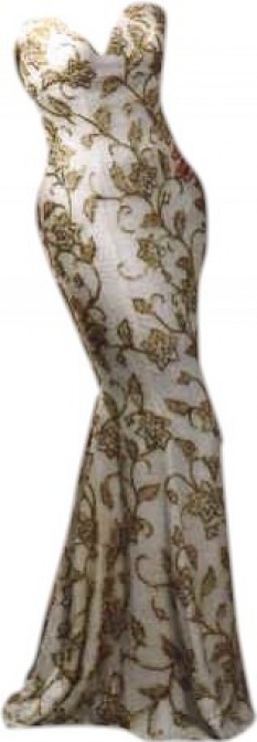  Darius Cordell - Strapless Beaded Pageant Evening Gown in Pastel Yellow
