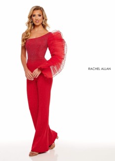  One Sleeve Rachel Allan Jumpsuit