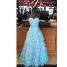  Blue Ballgown Size 8 Tiffany’s Dress