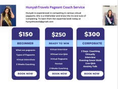  HunyahTravels Pageant Coaching Service Brampton