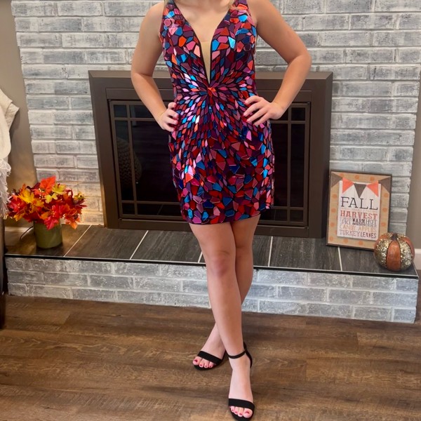 Sherri Hill Glass Dress