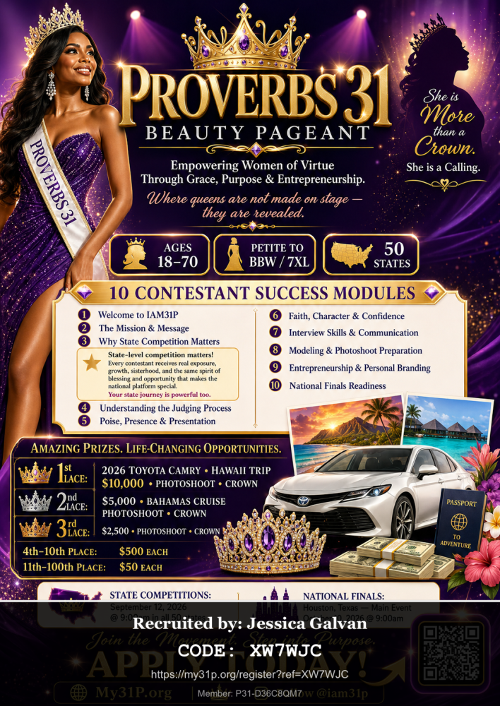 Proverbs Thirty One Pageant