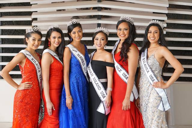 Miss Hawaii Island, Orchid Isle and Kilauea USA and Teen USA