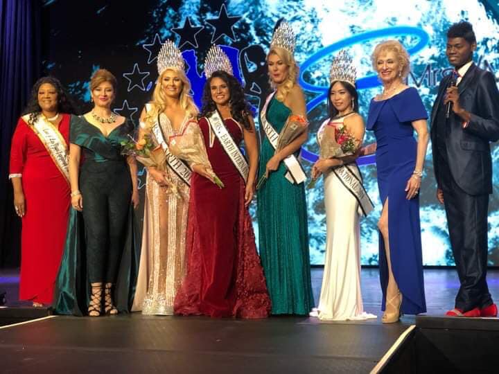 Mrs. Earth 2019 titleholders and judges. Photo: Mrs. Earth Pageant