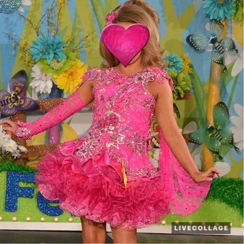 Aisha Baby Girls Sequins Toddler Beads Mini Cupcake Pageant Dress